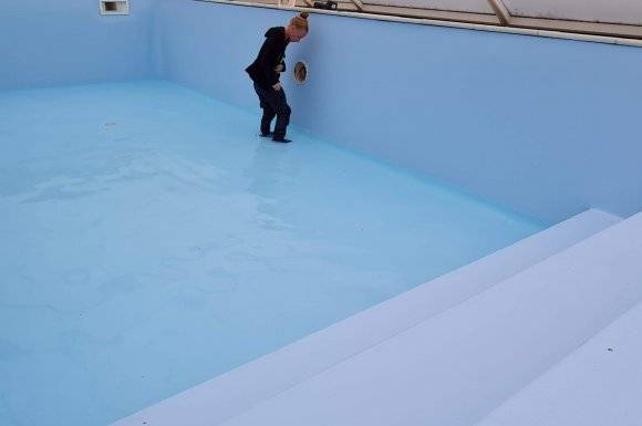 installation piscine membrane armée
